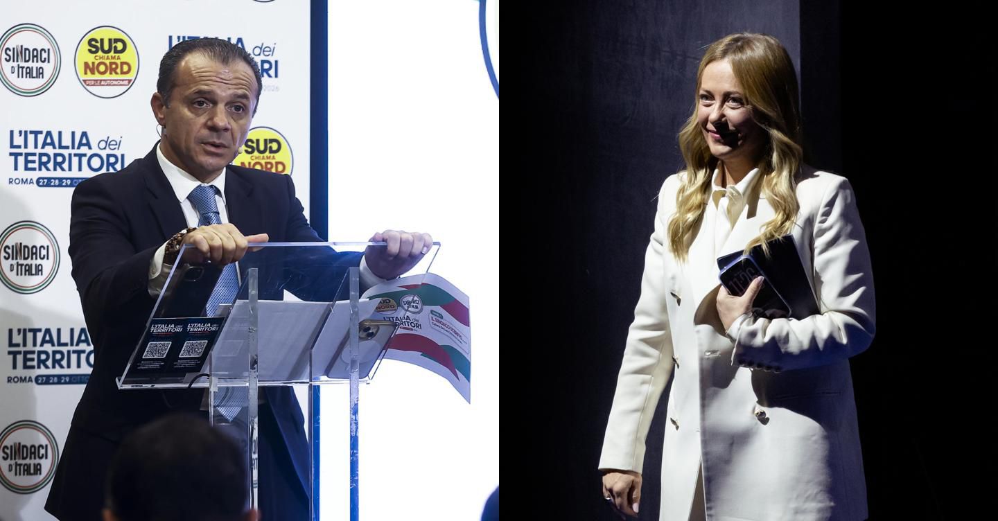 Meloni battezza l’alleanza con Sud chiama Nord: «Sindaci eroi della politica»