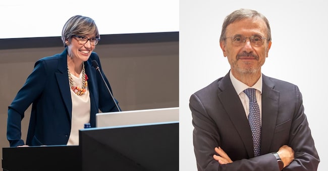 Federica Colzani, presidente Fondazione Policlinico Universitario Campus Bio-Medico e Paolo Palazzo, presidente Università Campus Bio-Medico di Roma