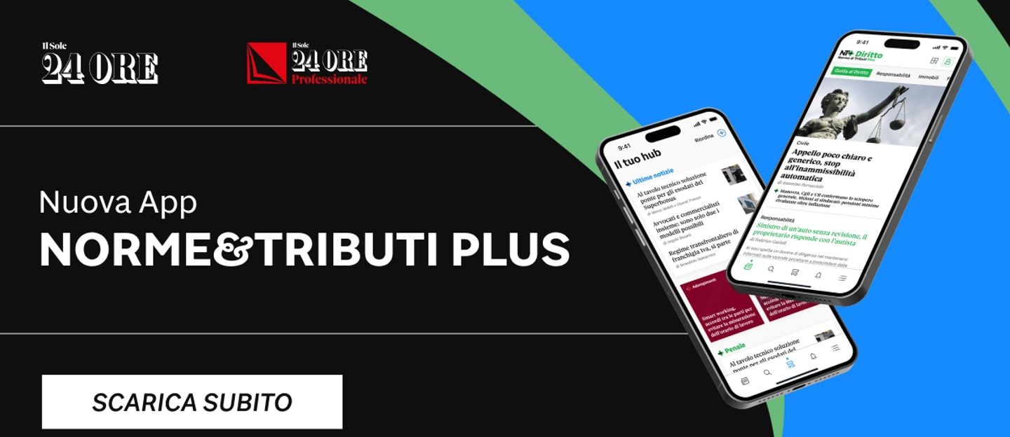 Scopri l’offerta del Sole 24 Ore per professionisti e aziende su 24oreprofessionale.com