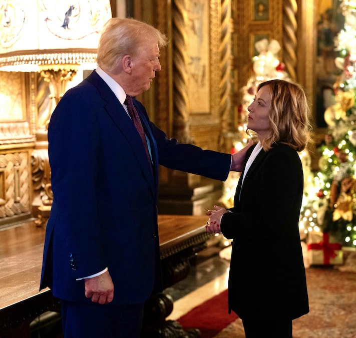 (Photo by Filippo ATTILI / Palazzo Chigi press office / AFP) (AFP)
