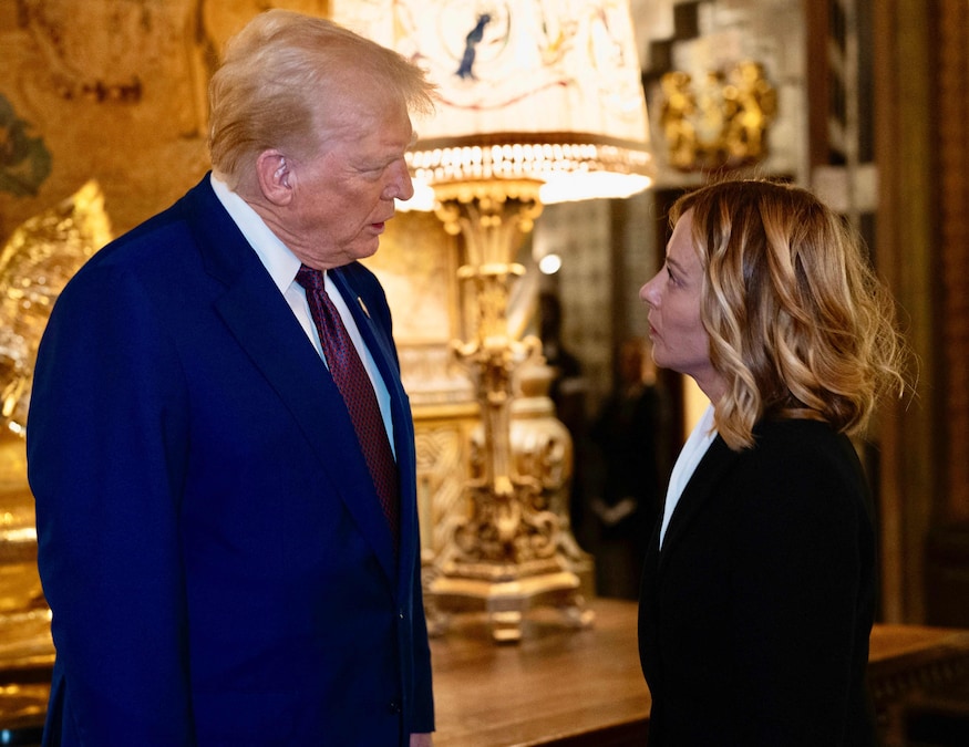 (Photo by Filippo ATTILI / Palazzo Chigi press office / AFP) (AFP)