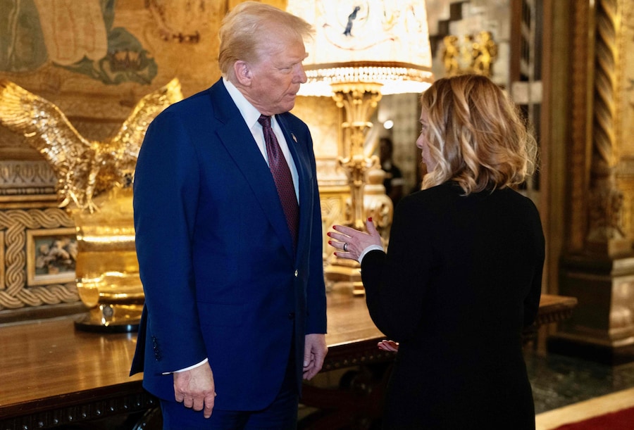 (Photo by Filippo ATTILI / Palazzo Chigi press office / AFP) (AFP)