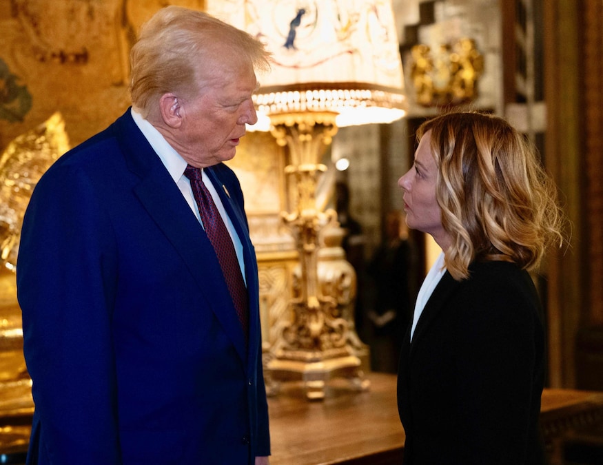 (Photo by Filippo ATTILI / Palazzo Chigi press office / AFP) (AFP)