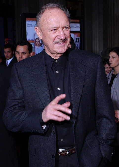 Gene Hackman arriva alla prima del suo nuovo film “The Royal Tenenbaums”, a Los Angeles, il 6 dicembre 2001. (AFP)