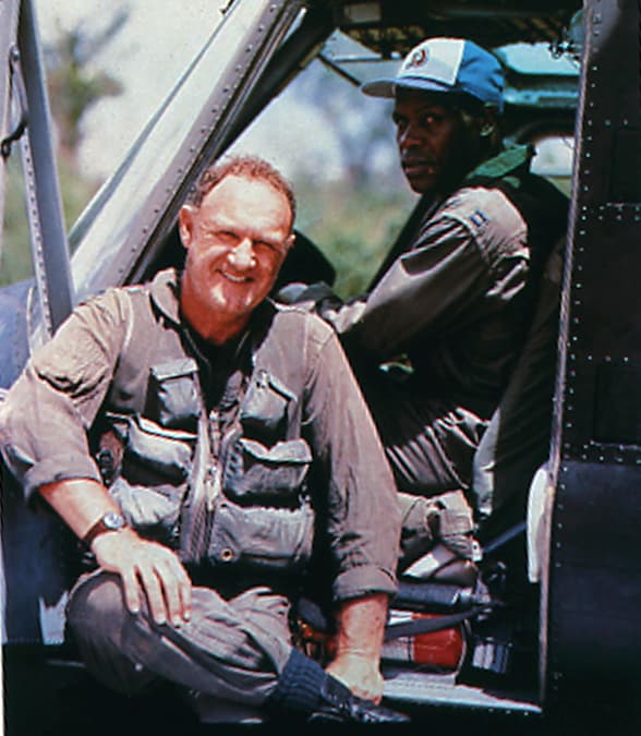 Gene Hackman in una scena del film "Bat 21". (ANSA)