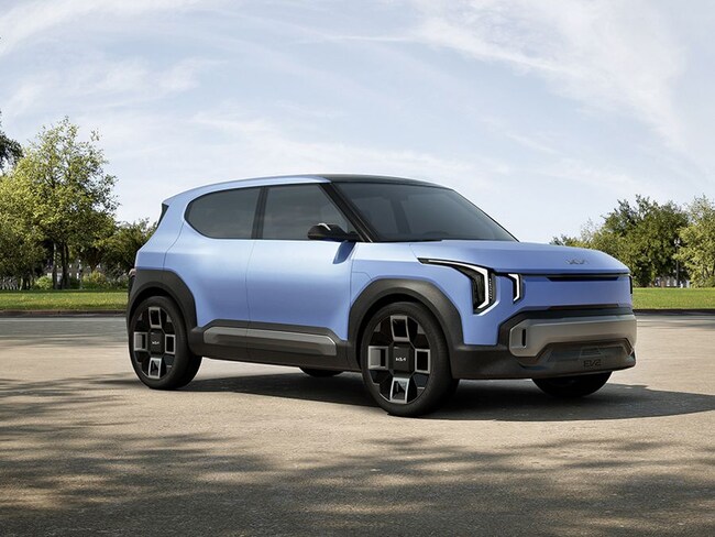 Kia, le foto dei nuovi modelli elettrici EV 2, EV 4 e PV 5