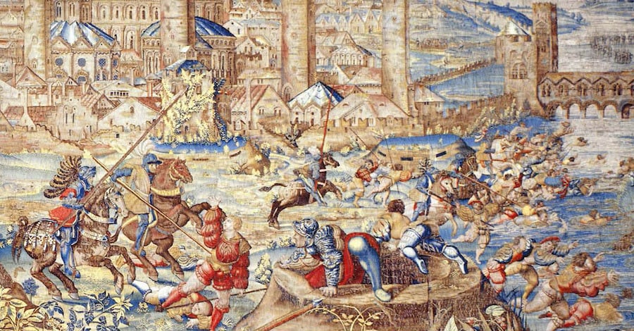 Arazzo -Battaglia di Pavia. Credits: Comune di Pavia -Archivio Ufficio Turismo