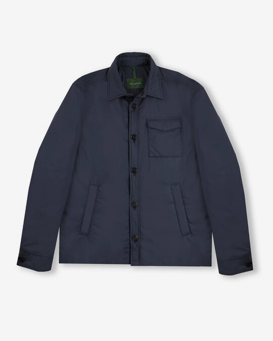 Slowear. Giacca-camicia idrorepellente con leggera imbottitura in ovatta