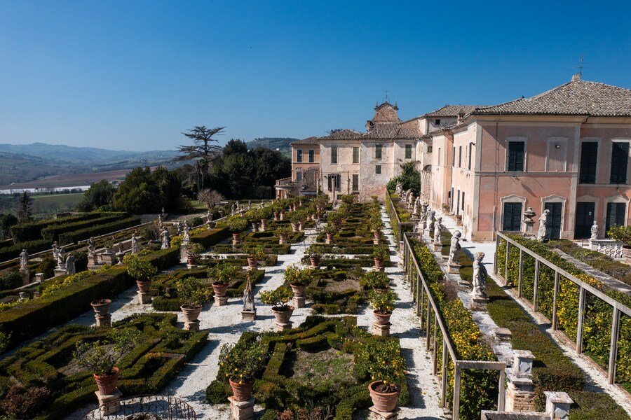 Potenza Picena (MC), Giardini di Villa Buonaccorsi. (Straccini_Contemporanea Studio, FAI)