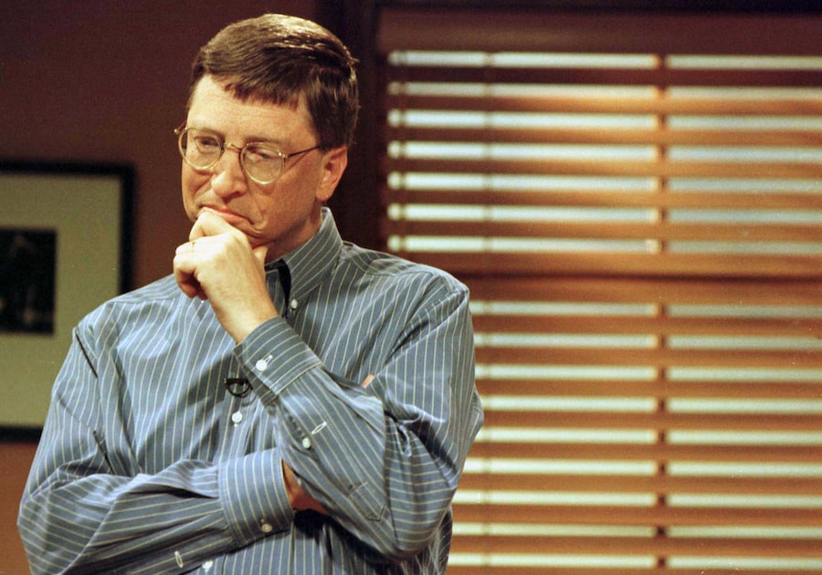 Bill Gates durante la presentazione della versione 5.0 del browser Microsoft Internet Explorer 5.0. APB/JP/CLH/ (REUTERS)