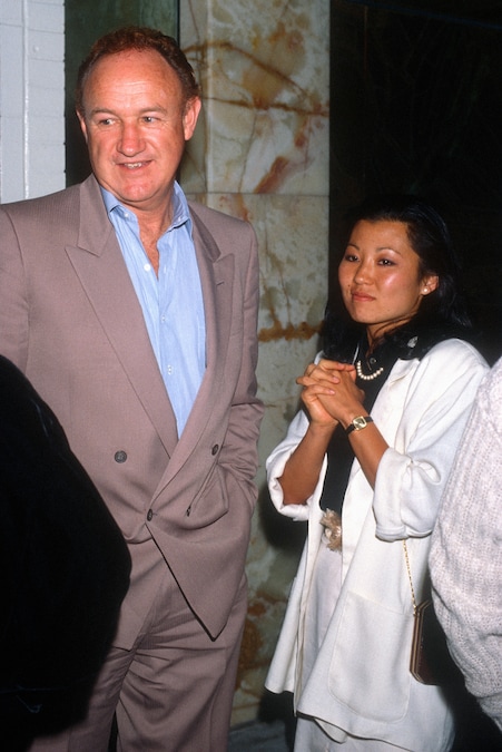 Gene Hackman e la moglie Betsy Arakawa. 1990 (Reuters)