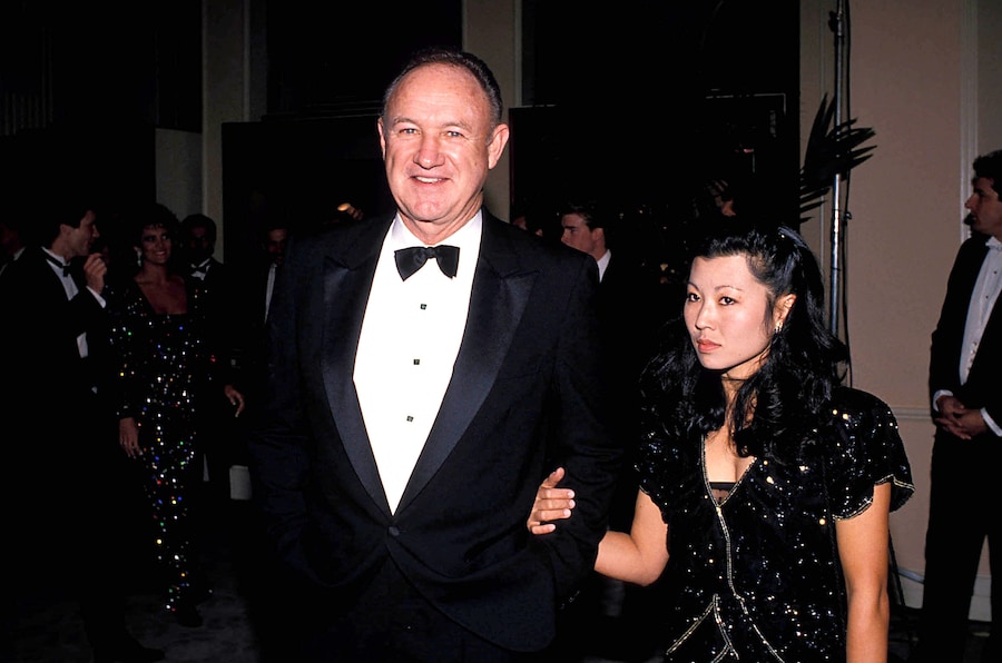 Gene Hackman e la moglie Betsy Arakawa. 1989 (Reuters)