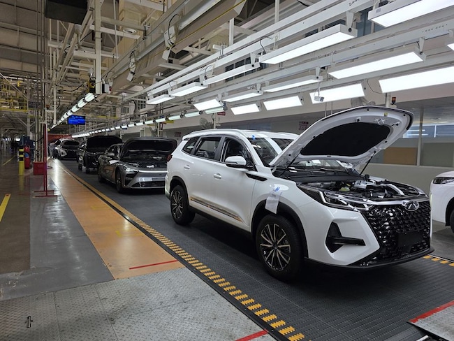 Chery, le foto nella fabbrica di Wuhu