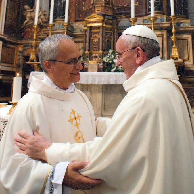 Foto profilo dell'account X/Robert Prevost del nuovo papa Leone XIV con Robert Prevost e Jorge Mario Bergoglio, papa Francesco. X/Robert Prevost +++ATTENZIONE LA FOTO NON PUO' ESSERE PUBBLICATA O RIPRODOTTA SENZA L'AUTORIZZAZIONE DELLA FONTE DI ORIGINE CUI SI RINVIA+++ NPK (ANSA)