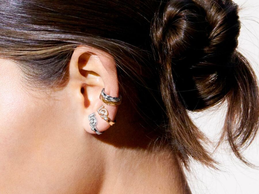 Orecchini Cerchi Con Cristalli 4,3 Cm Metallo Barbieri You B'Jou - Foto 10