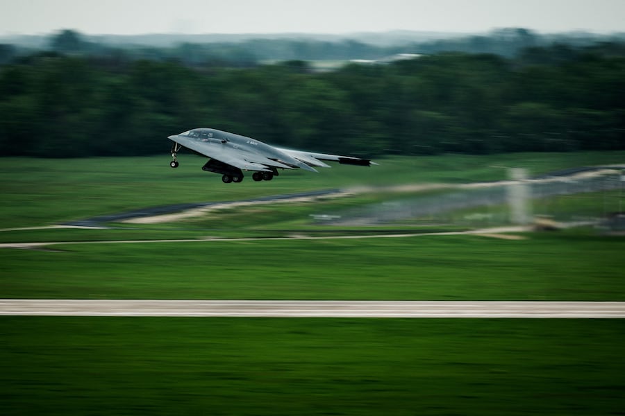 Un bombardiere A B-2 Spirit. (via REUTERS)