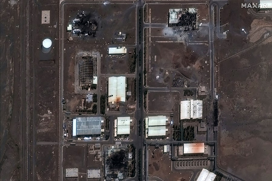 Gli impianti nucleari di Natanz (Shahid Ahmadi Roshan Nuclear Facilities) vicino ad Ahmadabad, in Iran. (AFP)