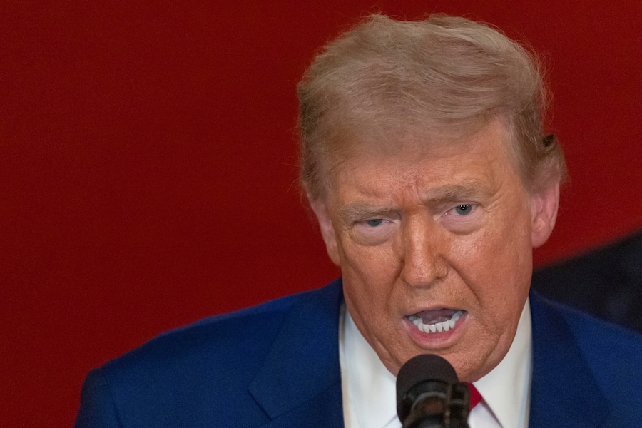 Il presidente Donald Trump parla alla nazione a Washington dopo che l’esercito statunitense ha colpito tre siti nucleari e militari iraniani. (APN)