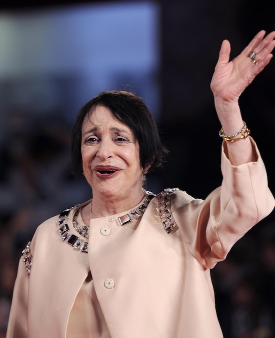 L’attrice e membro del cast italiano Adriana Asti arriva alla première di ’Pasolini’, durante la 71a edizione del Festival del Cinema di Venezia al Lido di Venezia, Italia, 4 settembre 2014. Il film è presentato nella selezione ufficiale del concorso. TANSA/CLAUDIO ONORATI (ANSA)