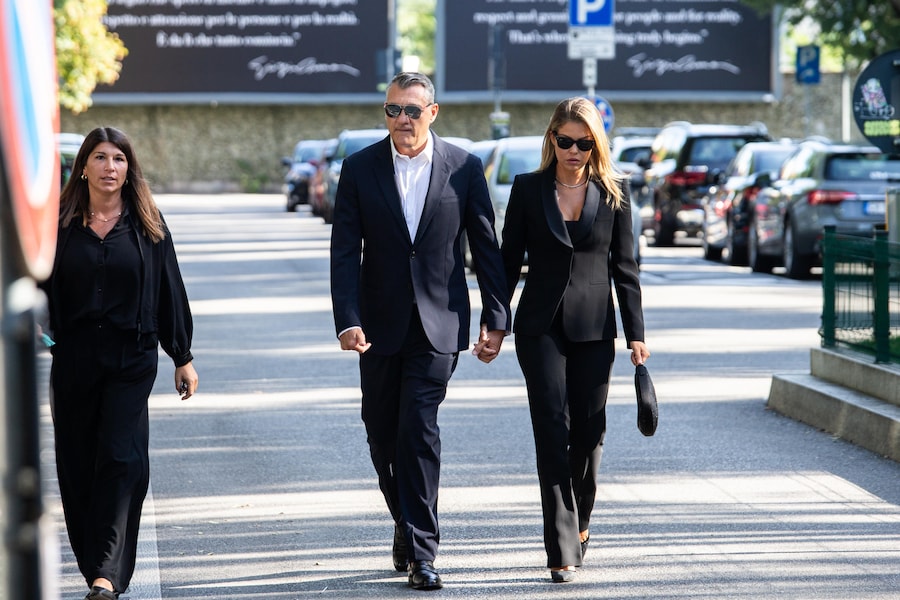 Bobo Vieri e la moglie Costanza Caracciolo (ANSA)