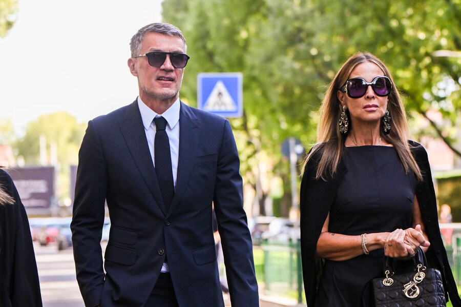 Paolo Maldini e la moglie Adriana Fossa (APN)