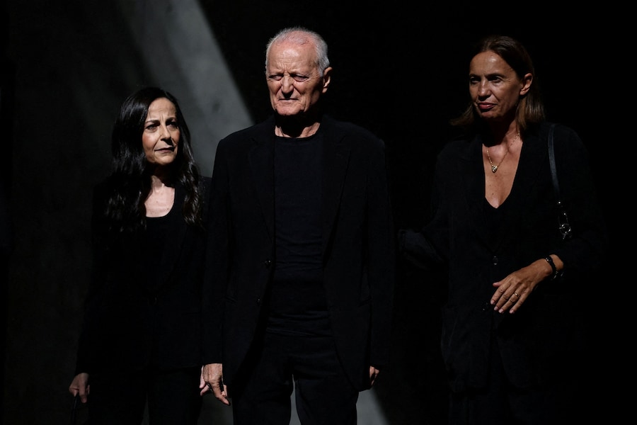 Santo Versace e Francesca De Stefano (REUTERS)