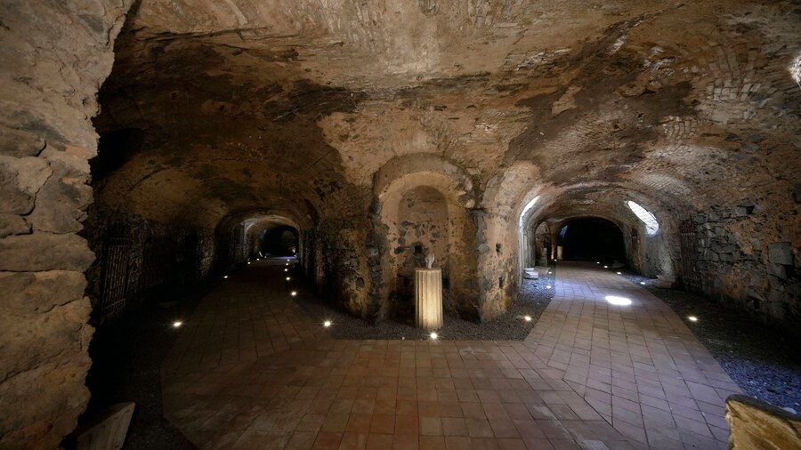 Catania, Criptoportico del Giardino Bellini, foto Fortuna (C) FAI