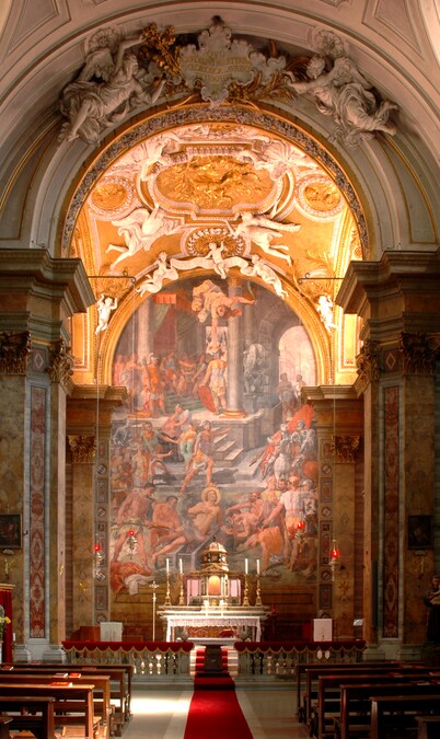 Roma, Chiesa di San Lorenzo in Panisperna, altare maggiore