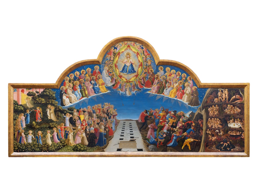 Beato Angelico Giudizio universale 1425-1428 circa Tempera e oro su tavola cm 109 × 212,5 Firenze, Museo di San Marco, inv. 1890 n. 8505