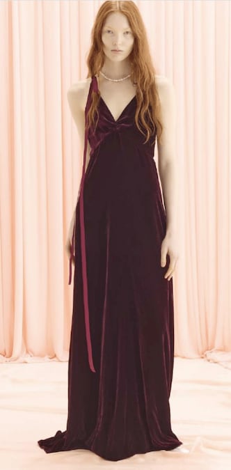 Forte forte. Slip dress in velluto liscio