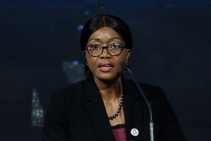 Saara Kuugongelwa-Amadhila (1967) premier Namibia (AFP)