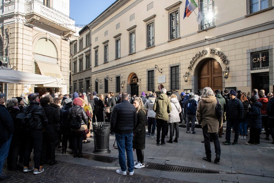 Camera Ardente Ornella Vanoni Milano - Italia - Cronaca Domenica, 23 Novembre, 2025. (LAPRESSE)