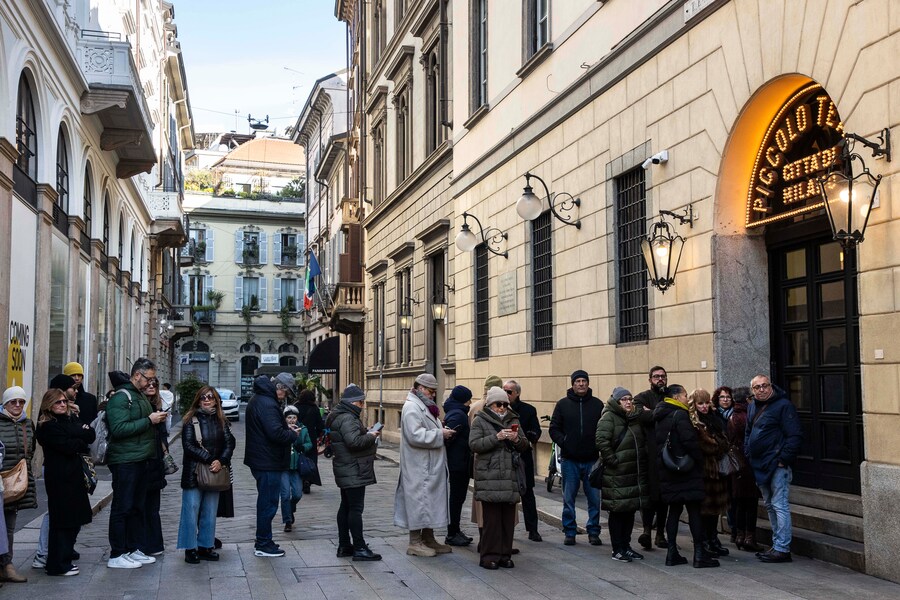 Camera Ardente Ornella Vanoni Milano - Italia - Cronaca Domenica, 23 Novembre, 2025. (LAPRESSE)