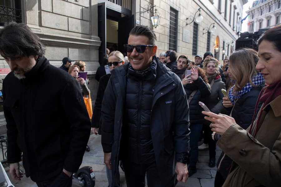 Nella foto il cantante Francesco Gabbani. (LAPRESSE)