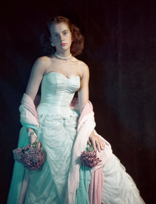 At the Tuxedo Ball Nancy Harris 1946 Original colour transparency The Condé Nast Archive New York