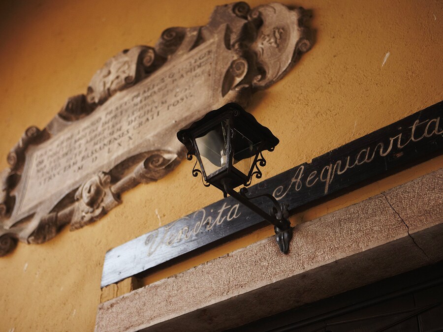 Grapperia, dettaglio dell’insegna