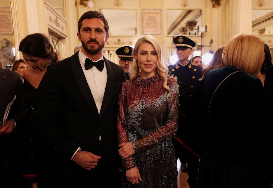 Barbara Berlusconi e Lorenzo Guerrieri REUTERS/Claudia Greco (REUTERS)