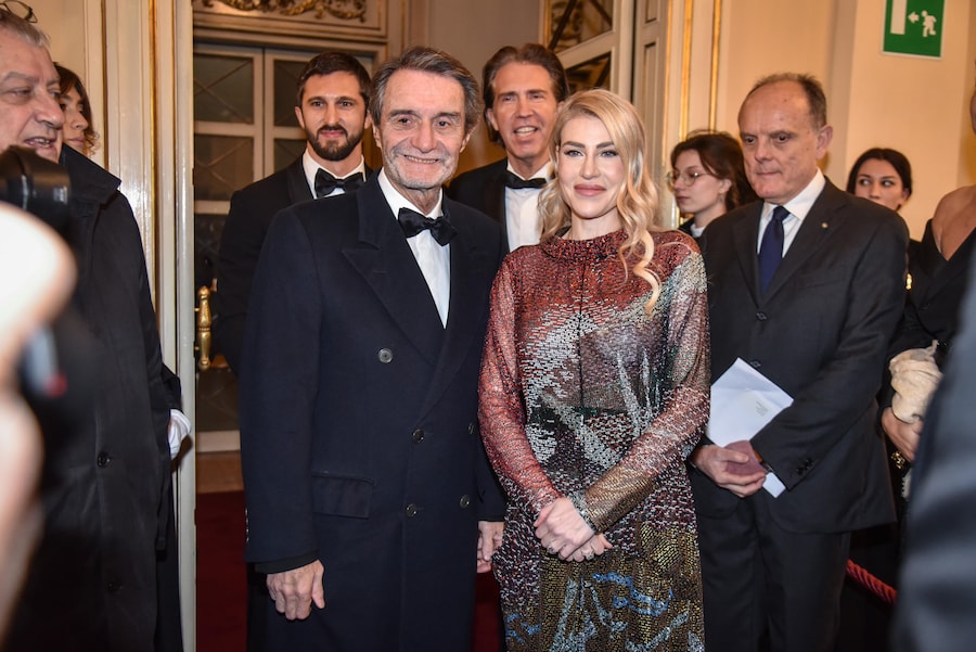 Attilio Fontana and Barbara Berlusconi ANSA/MATTEO CORNER (ANSA)