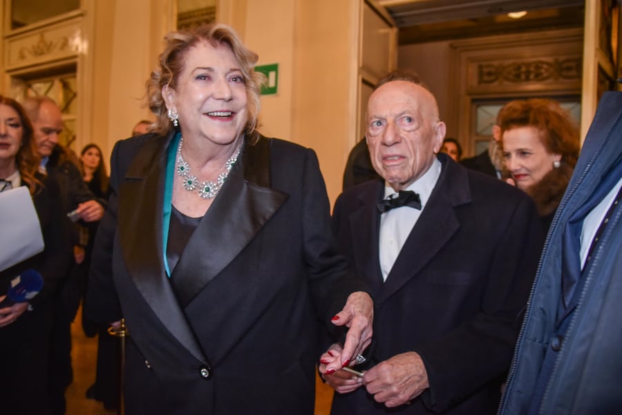 Diana Bracco e Fedele Confalonieri ANSA/MATTEO CORNER (ANSA)