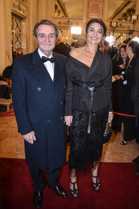 Attilio Fontana con la figlia . ANSA/MATTEO CORNER (ANSA)