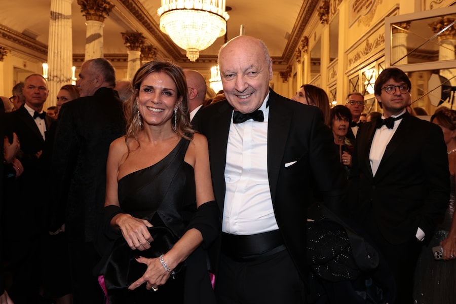 Giuseppe Marotta AD INTER con la moglie P (7146)