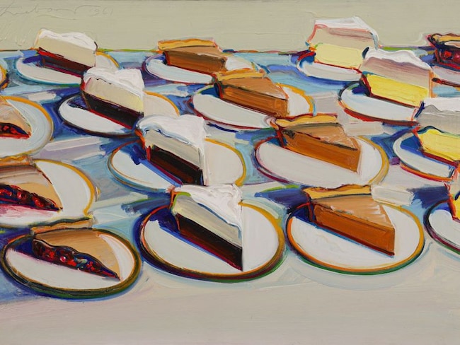 Thiebaud, la natura morta american style