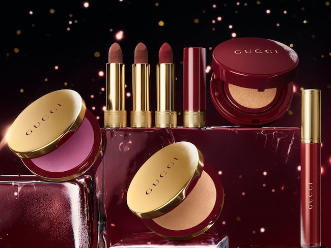 Il make up di Natale è brillante e glamour