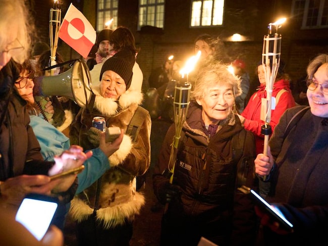 Copenhagen, manifestazioni pro Groenlandia