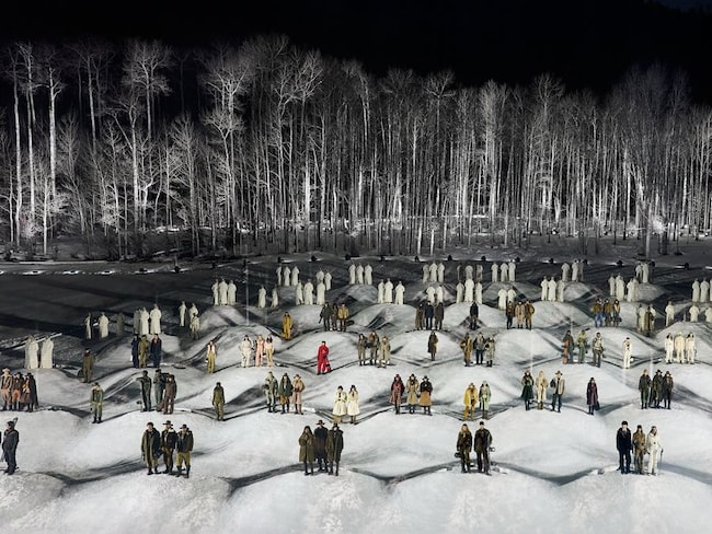 Moncler, nei boschi di Aspen lo show della collezione Grenoble