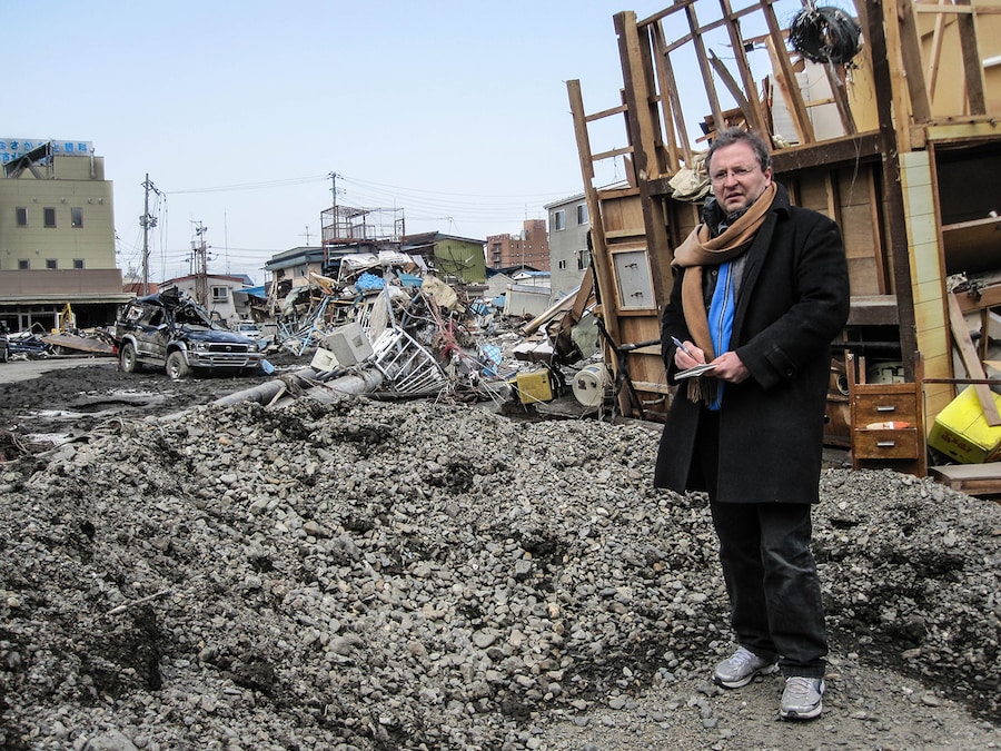 Stefano Carrer col taccuino, 12 gennaio