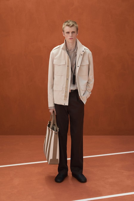 Tod’s. Field jacket in cashmere con zip e bottoni a pressione, 4 tasche a toppa con pattina