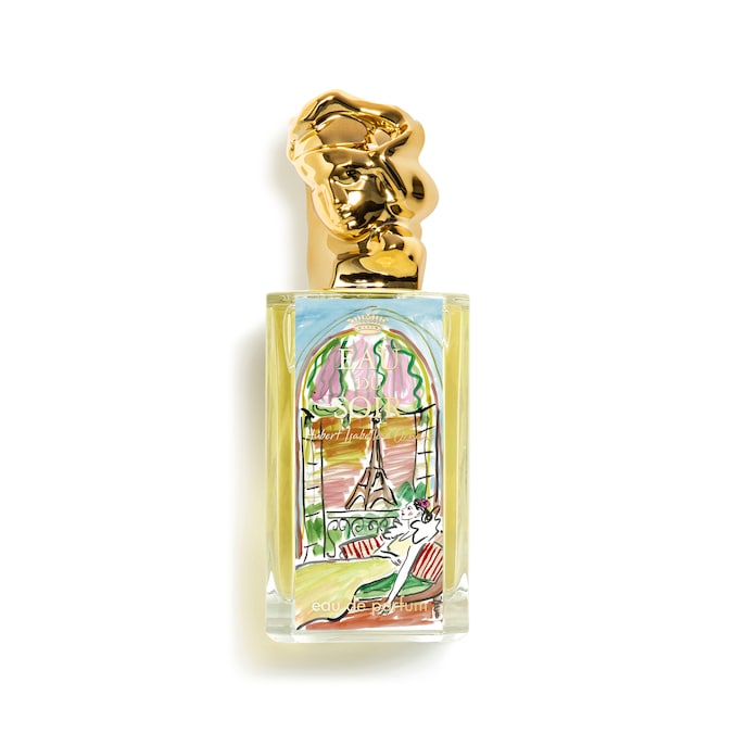 Eau du Soir edizione limitata 2025, in collaborazione con l’artista britannico Luke Edward Hall, SISLEY PARIS (258,50 €, 100 ml).
