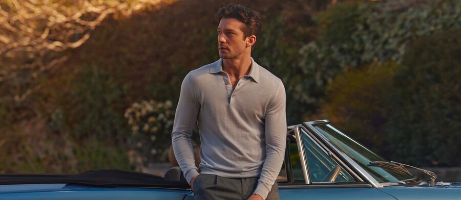 Luca Faloni. Come una seconda pelle la polo in seta e cashmere