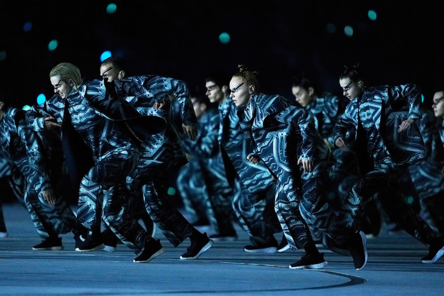 La cerimonia di apertura delle Olimpiadi invernali del 2026, a Milano. (APS)